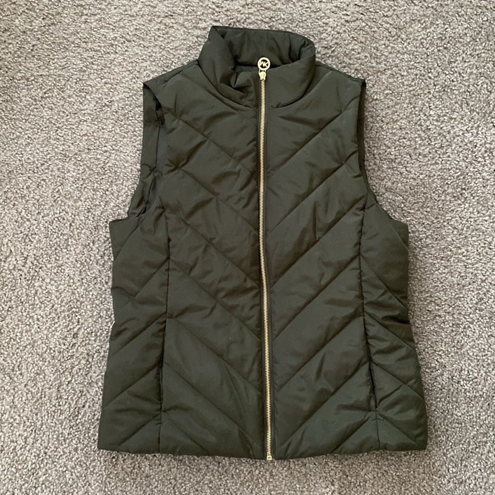 MICHAEL Michael Kors Black Quilted Vest
